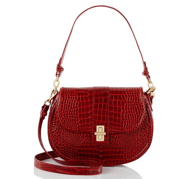 Brahmin Cynthia and Jane wallet in Red Glissandro - Picture 7 of 14